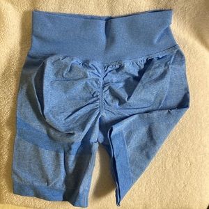 Scrunch Athletic Shorts - Blue Spec